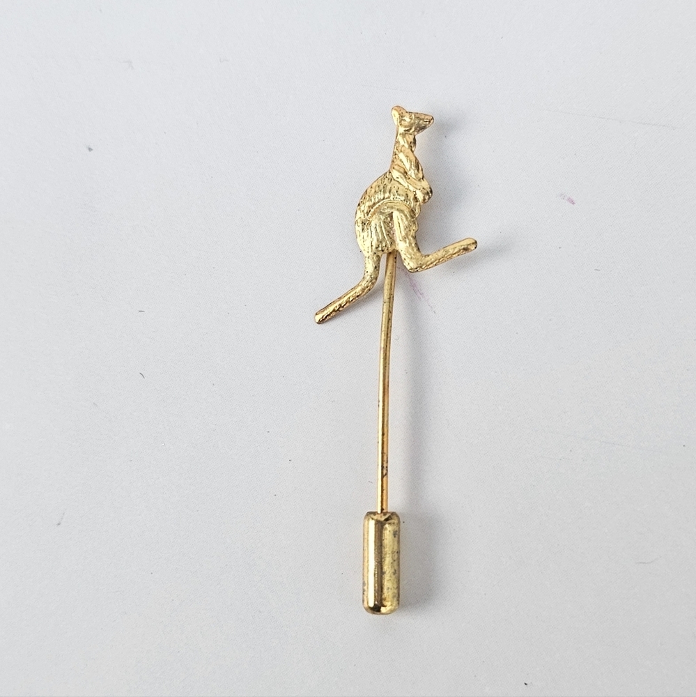 Novelty Kangaroo Brooch Pin